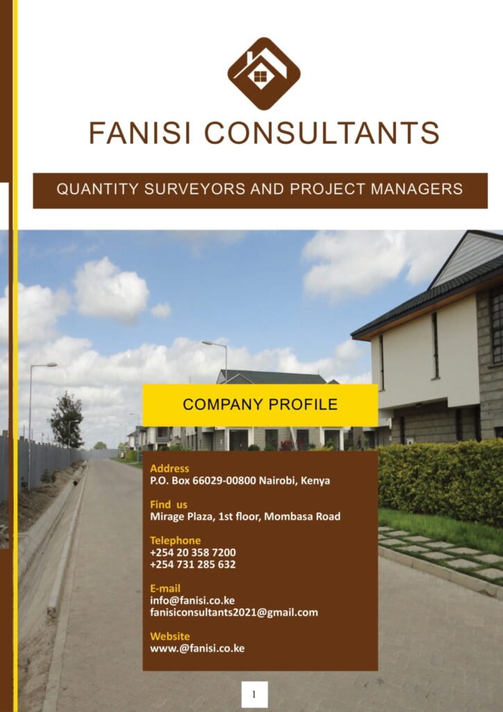 Fanisi consultants company profile